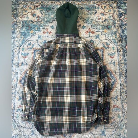 Polo Ralph Lauren Thermal Hooded Flannel Small - Picture 2 of 4